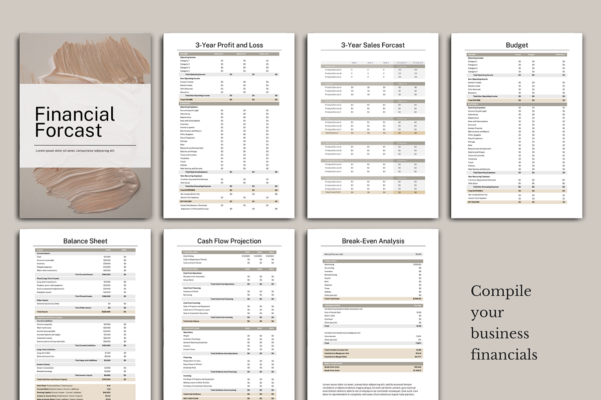 Business Plan Template Canva - Beige, a Presentation Template by PayuStudio (Photo 10 of 10)