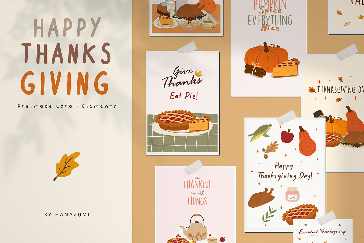 Happy Thanksgiving Day!, an Illustration by Hanazumi (Photo 1 of 14)
