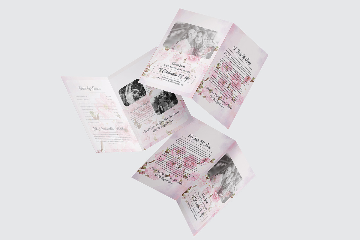 Funeral Program Template, a Brochure Template by obidullah_01 (Photo 3 of 3)