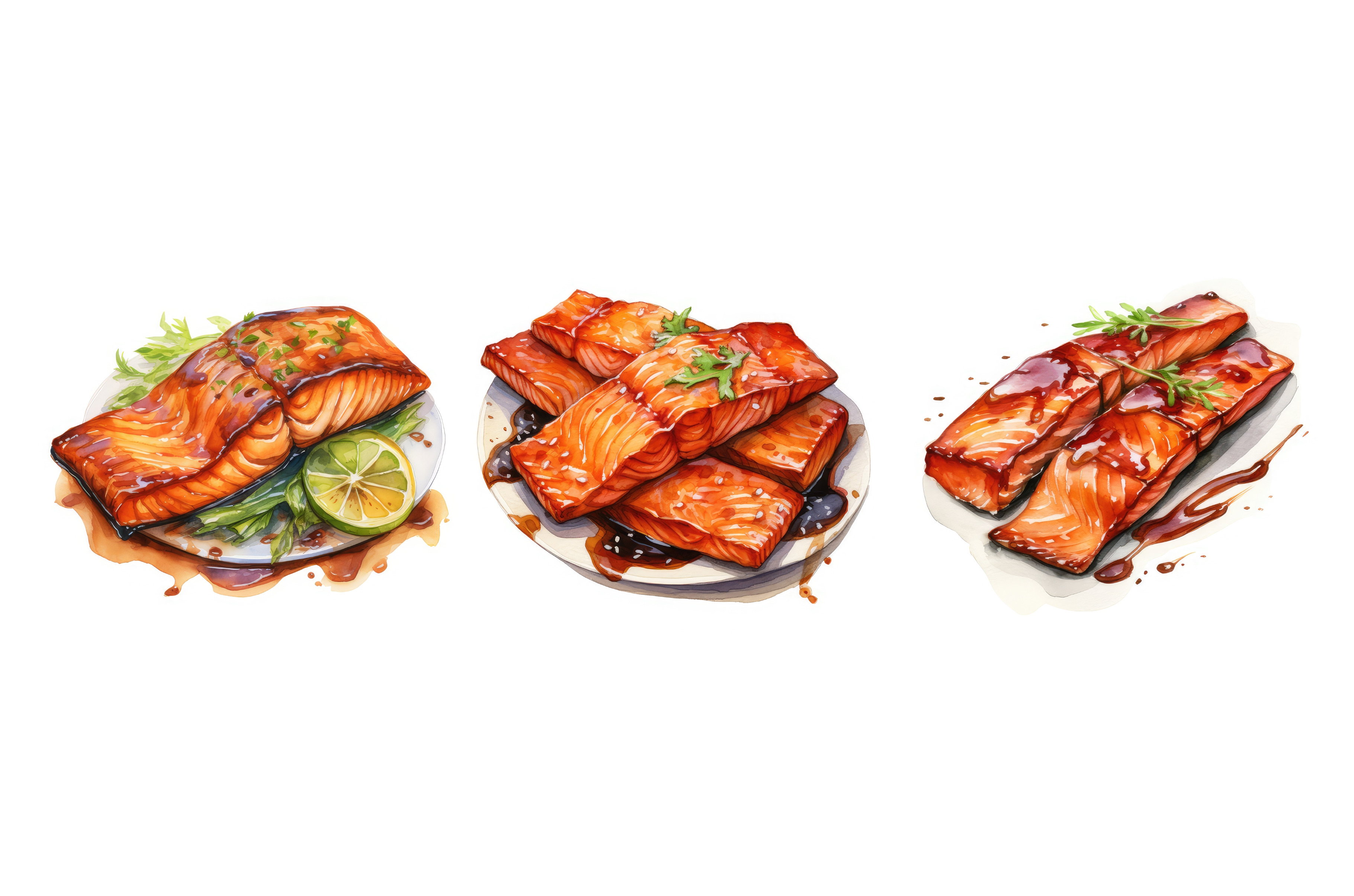 cuisine teriyaki salmon ai generated, a Food & Drink Photo by pikepicture