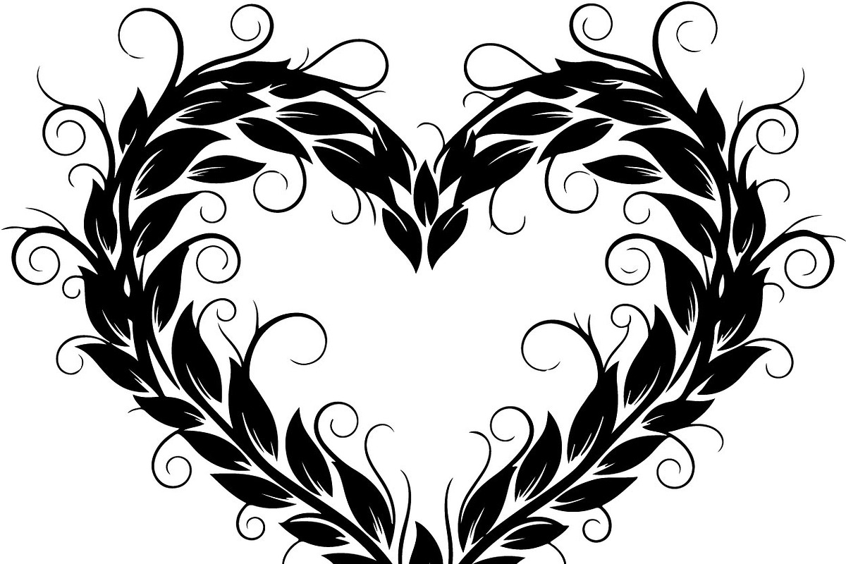 Decorative Heart Silhouette Bundle, an Illustration by Designs_River (Photo 40 of 45)