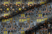 Castle Halloween digital paper, a Pattern Graphic by Artmanata (Thumbnail 3 of 6)