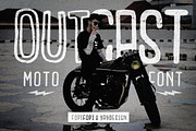 Sale ! 50% Outcast Motofont + Bonus, a Font by fopifopi (Thumbnail 1 of 5)