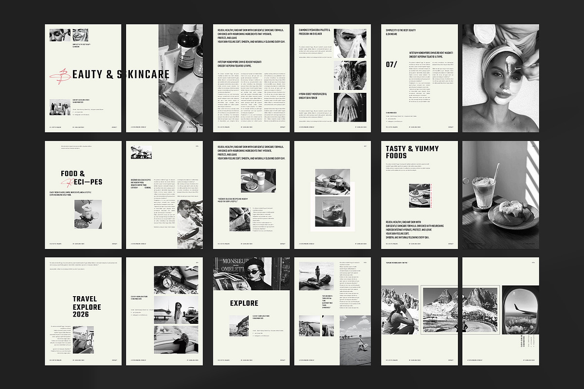 Lifestyle Magazine Template, a Magazine Template by Olion Lora (Photo 22 of 24)