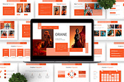 Orane - Orange Fashion Google Slide, a Presentation Template by Deepslide Studio (Thumbnail 2 of 6)