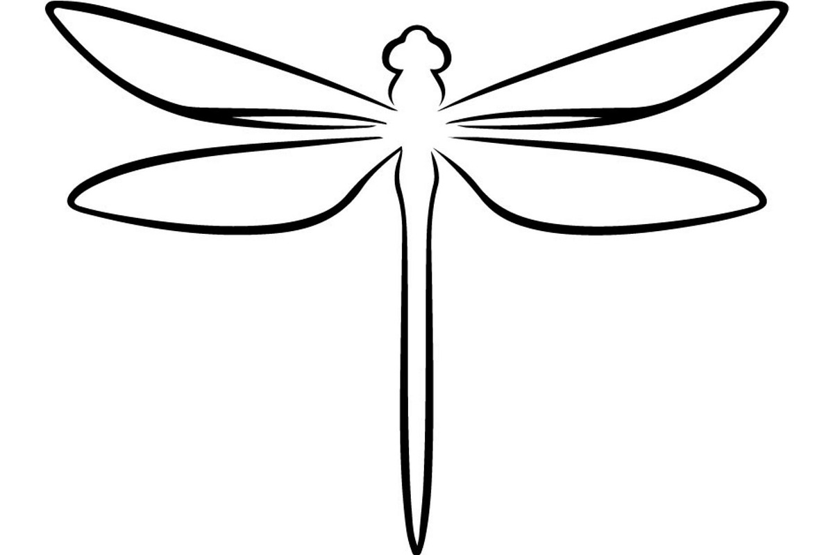 Dragonfly Silhouette, an Object Graphic by Designer_Momina (Photo 10 of 20)