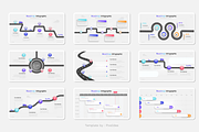 Roadmap Infographic PowerPoint, a Presentation Template by Pixslides (Thumbnail 3 of 4)