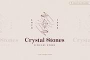 Just Cosmic Font + Premade Logos