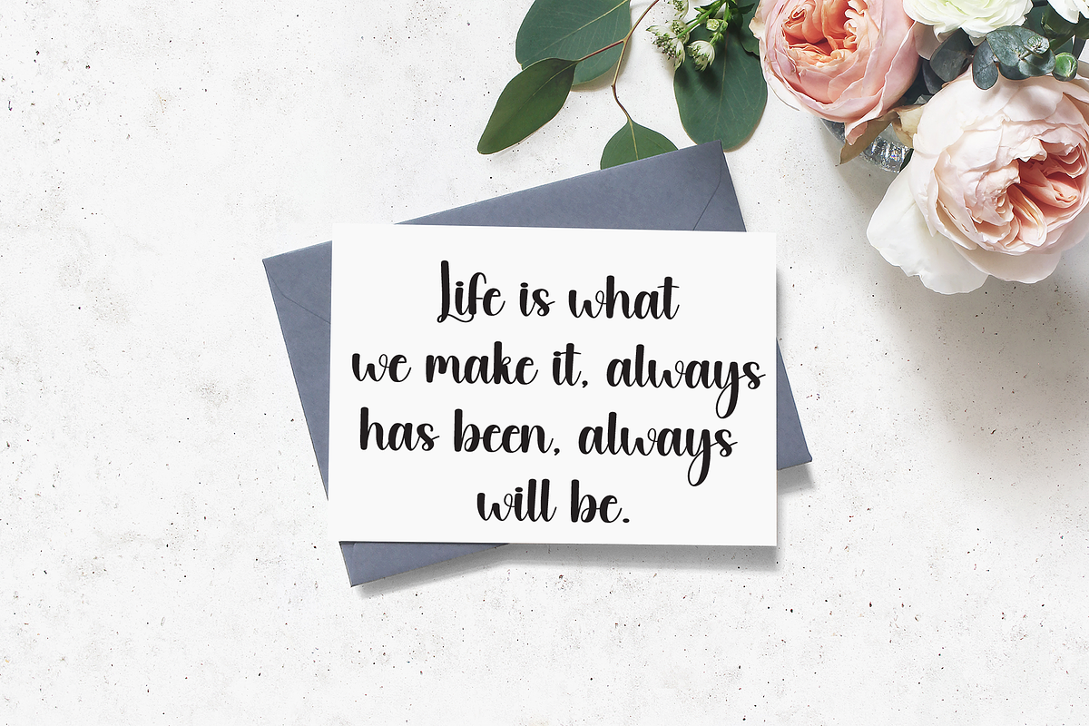Angelic | Script Font, a Handwritten Font by Scratchones (Photo 3 of 9)