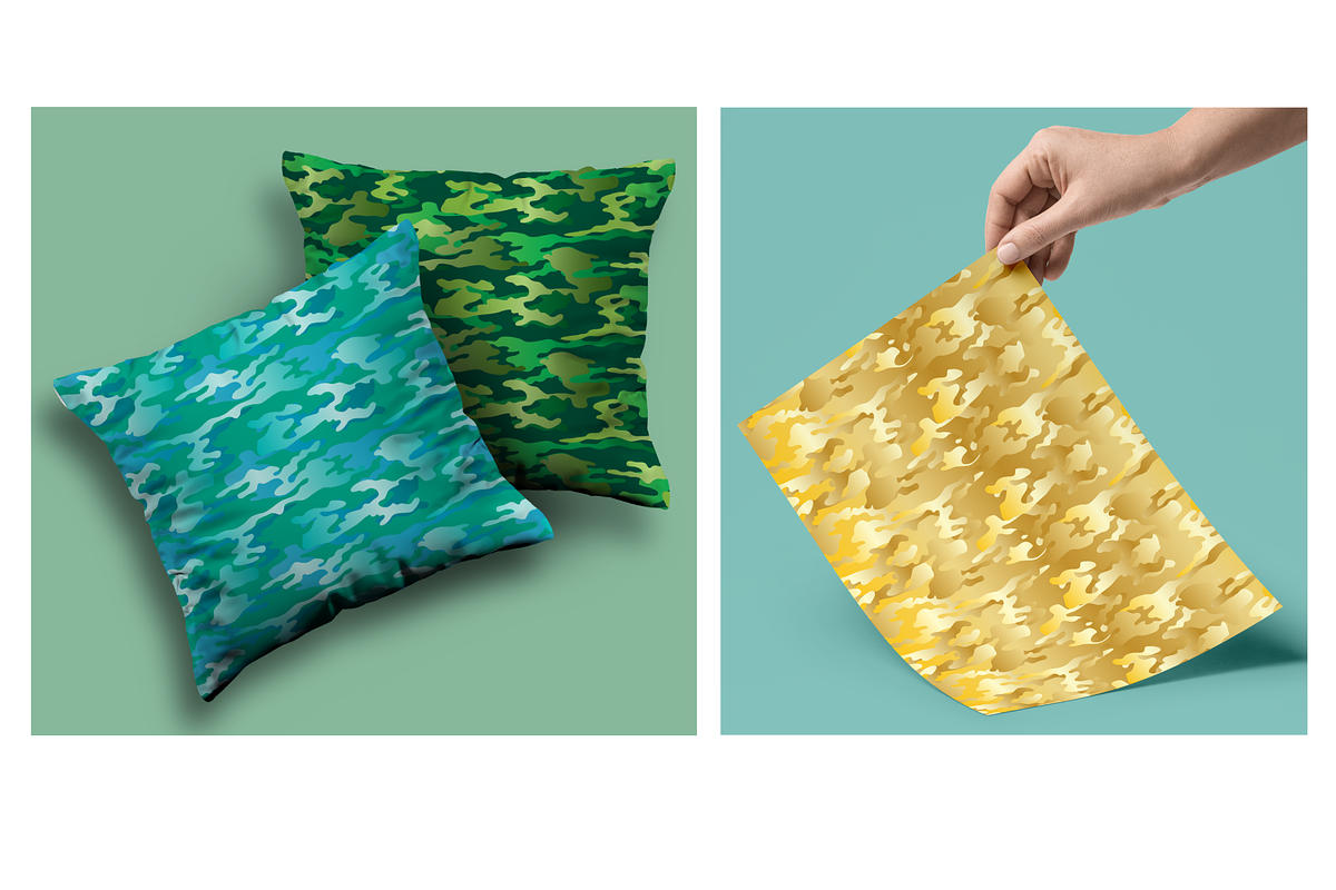 Seamless Camouflage Patterns preview 2
