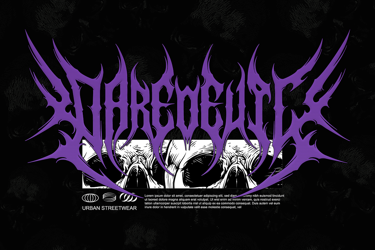 Draxien | Black Metal Font, a Blackletter Font by Denustudios (Photo 2 of 12)