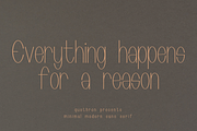 Primitivly Minimal Modern Sans Serif, a Sans Serif Font by Quothron (Thumbnail 3 of 8)