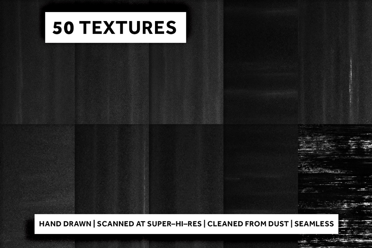 50 BLACK INK TEXTURES, a Texture Graphic by HEJBRUSH.COM (Photo 3 of 6)