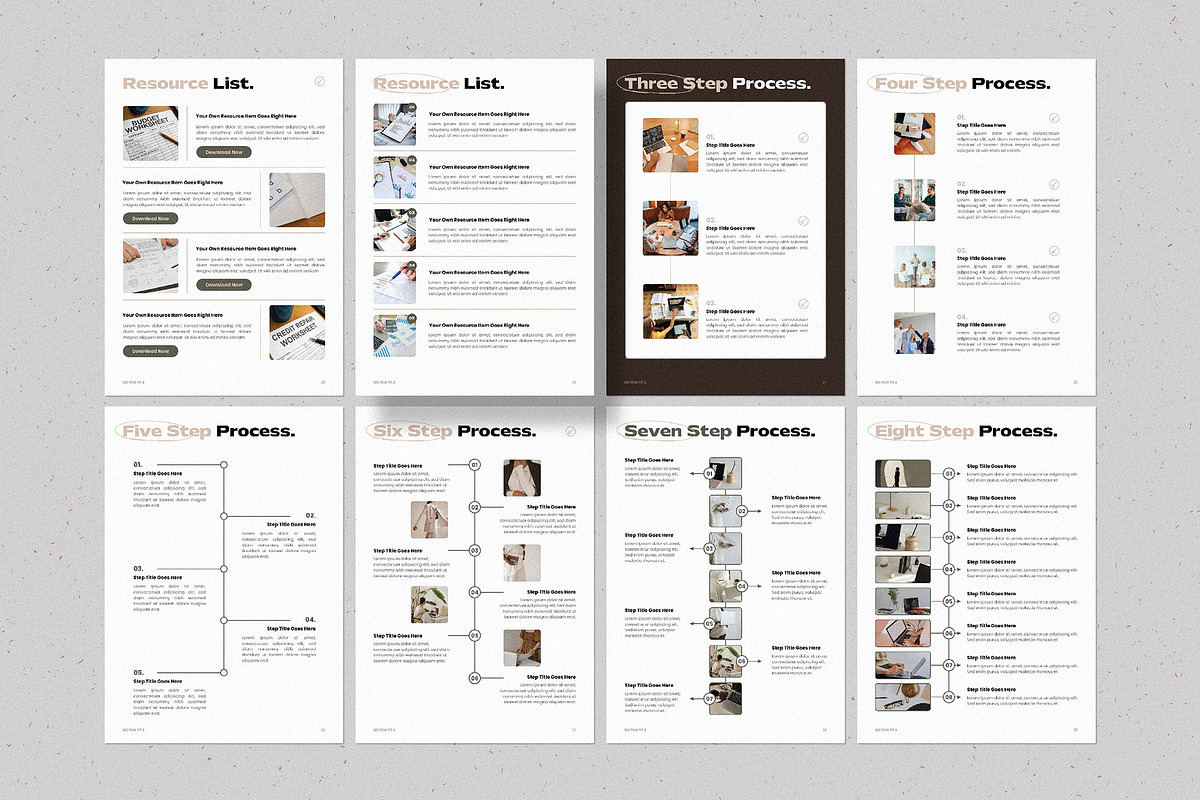 Premium Workbook Templates For Canva, a Marketing Template by AndrewPixel (Photo 6 of 12)