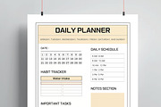 Daily Planner for Productivity, a Flyer Template by MightyDesign (Thumbnail 2 of 6)