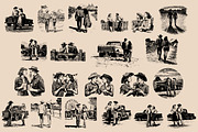 Vintage Retro Rodeo illustrations, an Object Illustration by Nocturnal Wolf (Thumbnail 9 of 17)