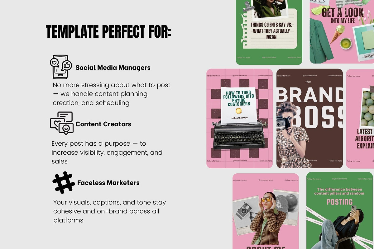 Social Media Manager Post Template preview 2