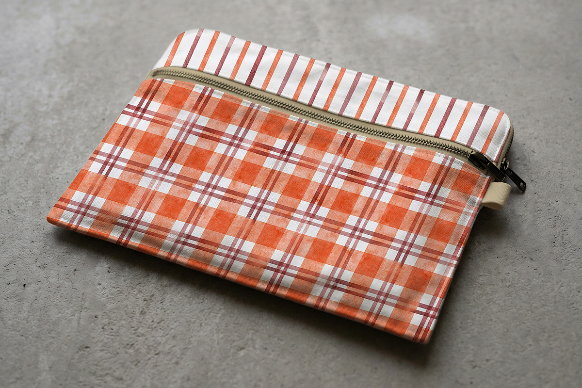 Amber Plaid & Stripe Patterns, a Decorative Illustration by YarovaArt (Photo 13 of 14)