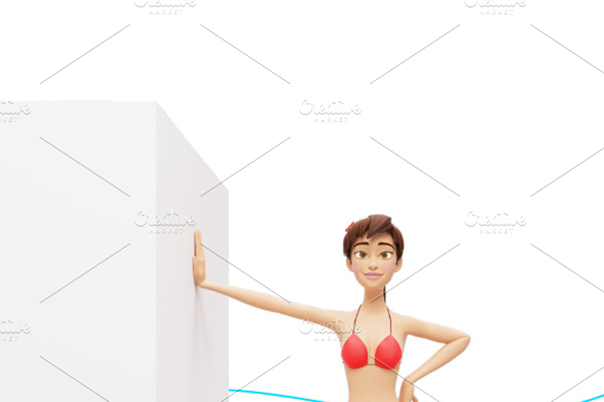 35 Promo Mock-Ups w/ Swimsuit Jenny, an iPad Mockup by Oleg Ribar (Photo 24 of 30)