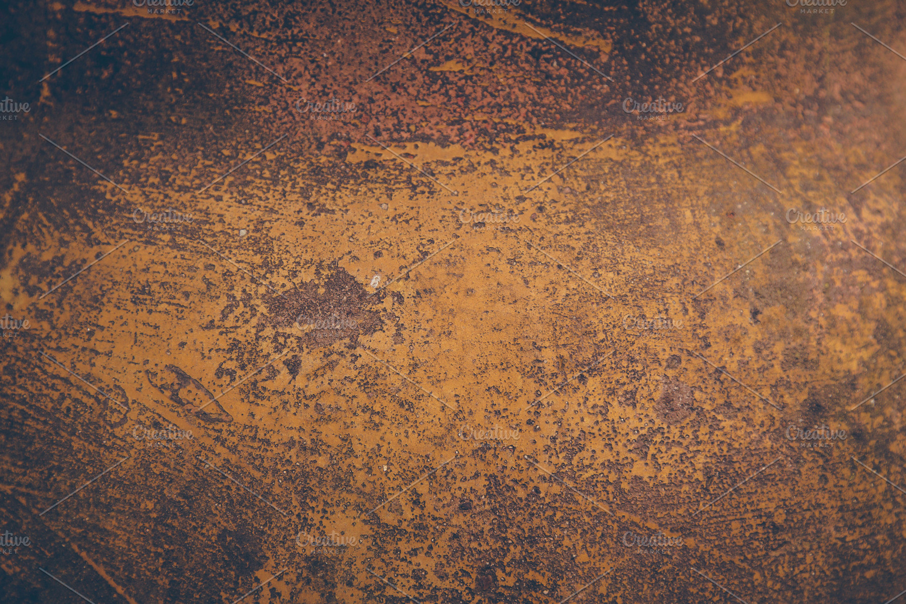Orange Rusty Metal Texture, an Abstract Photo by Tamara Lance