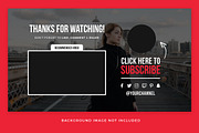YouTube End Card Templates, a Social Media Template by Medialoot (Thumbnail 4 of 9)
