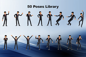 Businessman 3D Character Library