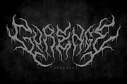 Onerock | Black Metal Font Vol.6, a Blackletter Font by Madhaline Studio (Thumbnail 9 of 18)