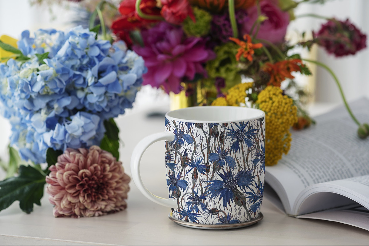 Pattern Cornflowers, an Illustration by PASHKOVA (Photo 3 of 14)