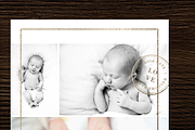 Baby Announcement Template, a Flyer Template by roselindoco (Thumbnail 3 of 3)