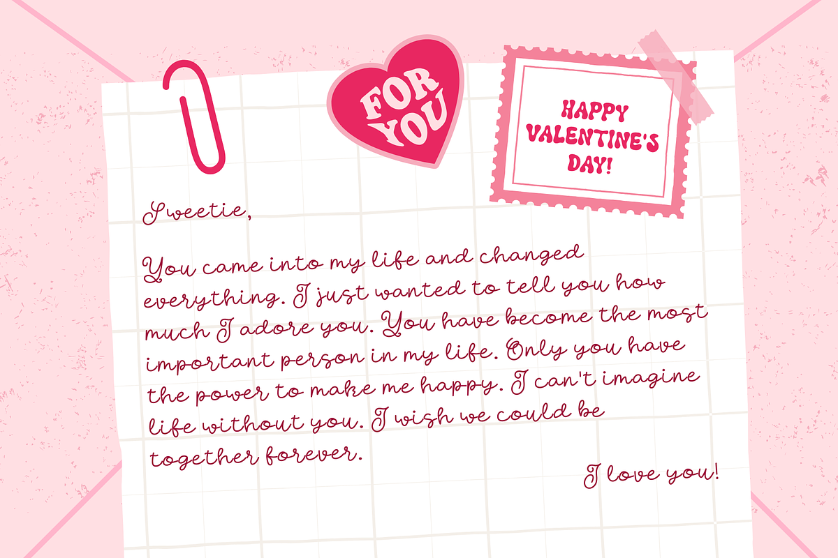 Cherry Kiss is a Valentine font duo, a Handwritten Font by Brown Cupple (Photo 4 of 12)