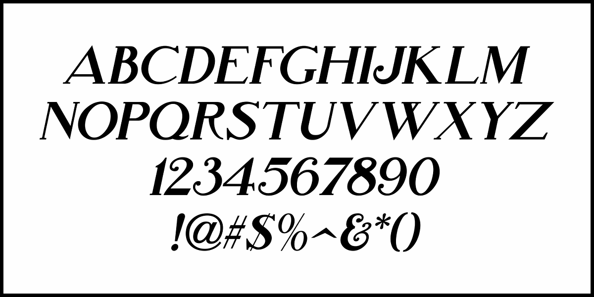 Show Card Roman JNL, a Serif Font by Jeff Levine Fonts (Photo 5 of 5)