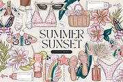 Girly Fashion Clip Art Bundle, an Illustration by TWG Designs (Thumbnail 1 of 3)