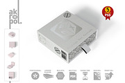 squarebox Mock Up, a Cups & Container Mockup by akropol (Thumbnail 1 of 15)