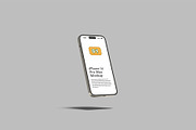 iPhone 14 Pro Max Mockup, an iPhone Mockup by Bangdastudio (Thumbnail 3 of 6)