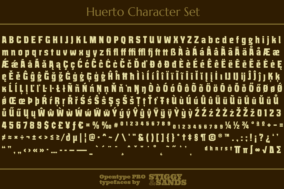 Huerto Family, a Sans Serif Font by Stiggy & Sands (Photo 5 of 6)