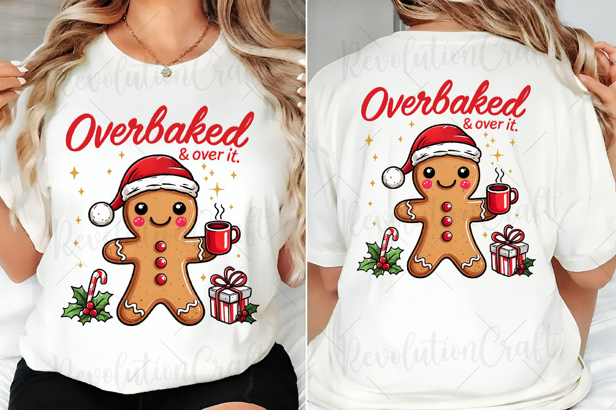 Overbaked & over It, Gingerbread Png, an Illustration by OK Design (Photo 4 of 4)