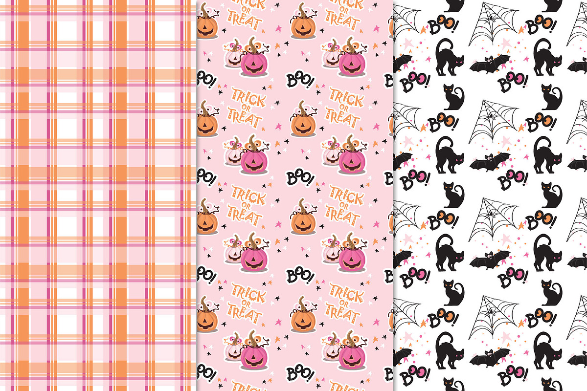 Cute Halloween Digital Papers, a Pattern Graphic by ItsDianaDesign (Photo 4 of 4)