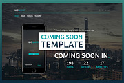 Coming Soon PSD Template, a Websites & App Template by Viktor (Thumbnail 1 of 2)