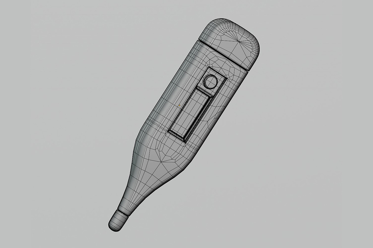 Digital Medical Thermometer, an Object 3D Model by fahad121 (Photo 8 of 8)