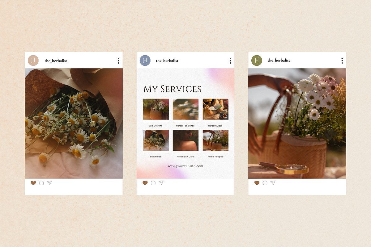 The Herbalist Template Bundle, a Social Media Template by The Flossy Finch (Photo 10 of 13)