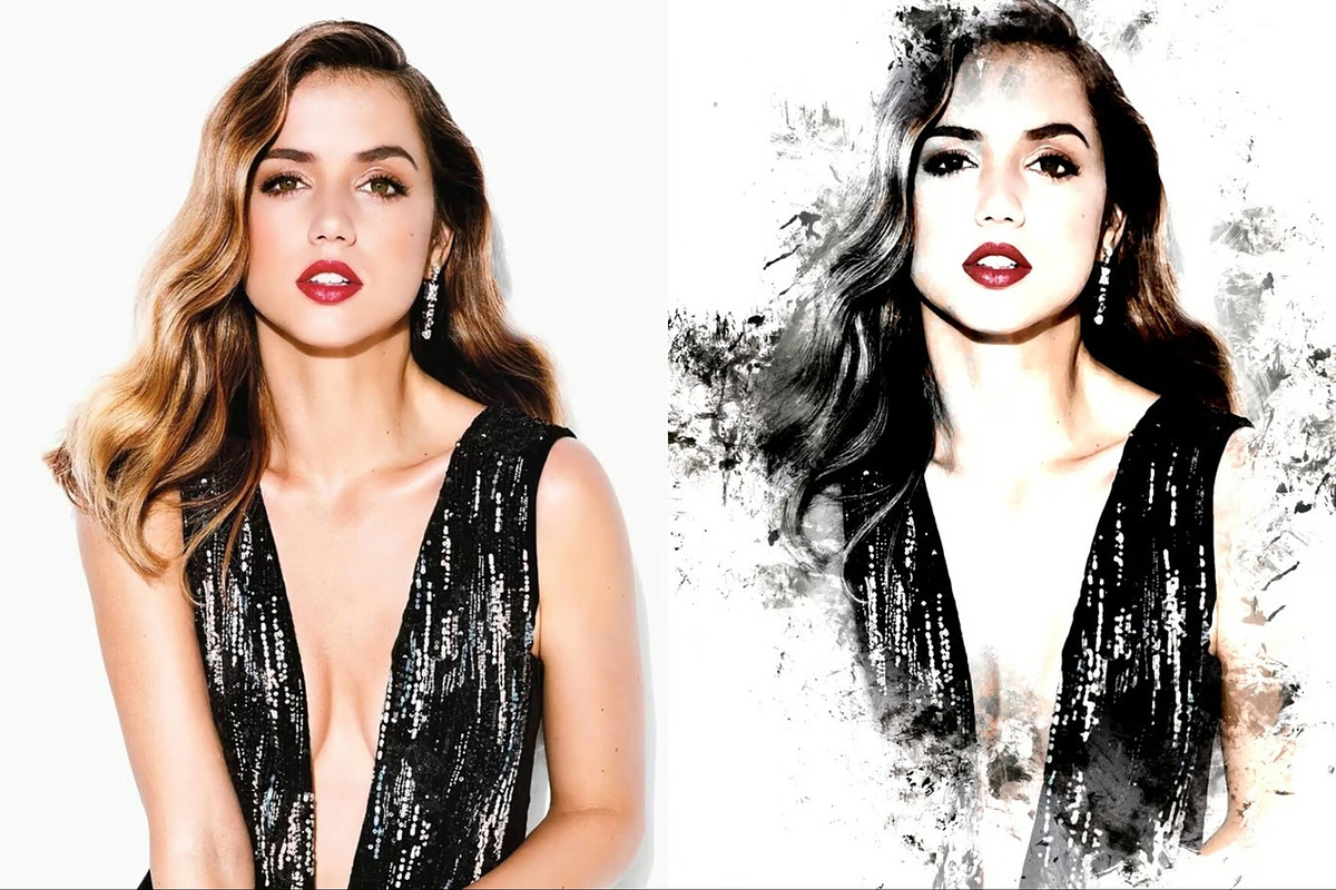 Ink Smudge Effect Photoshop Effect, a Layer Style Add-On by Hubzway (Photo 2 of 4)