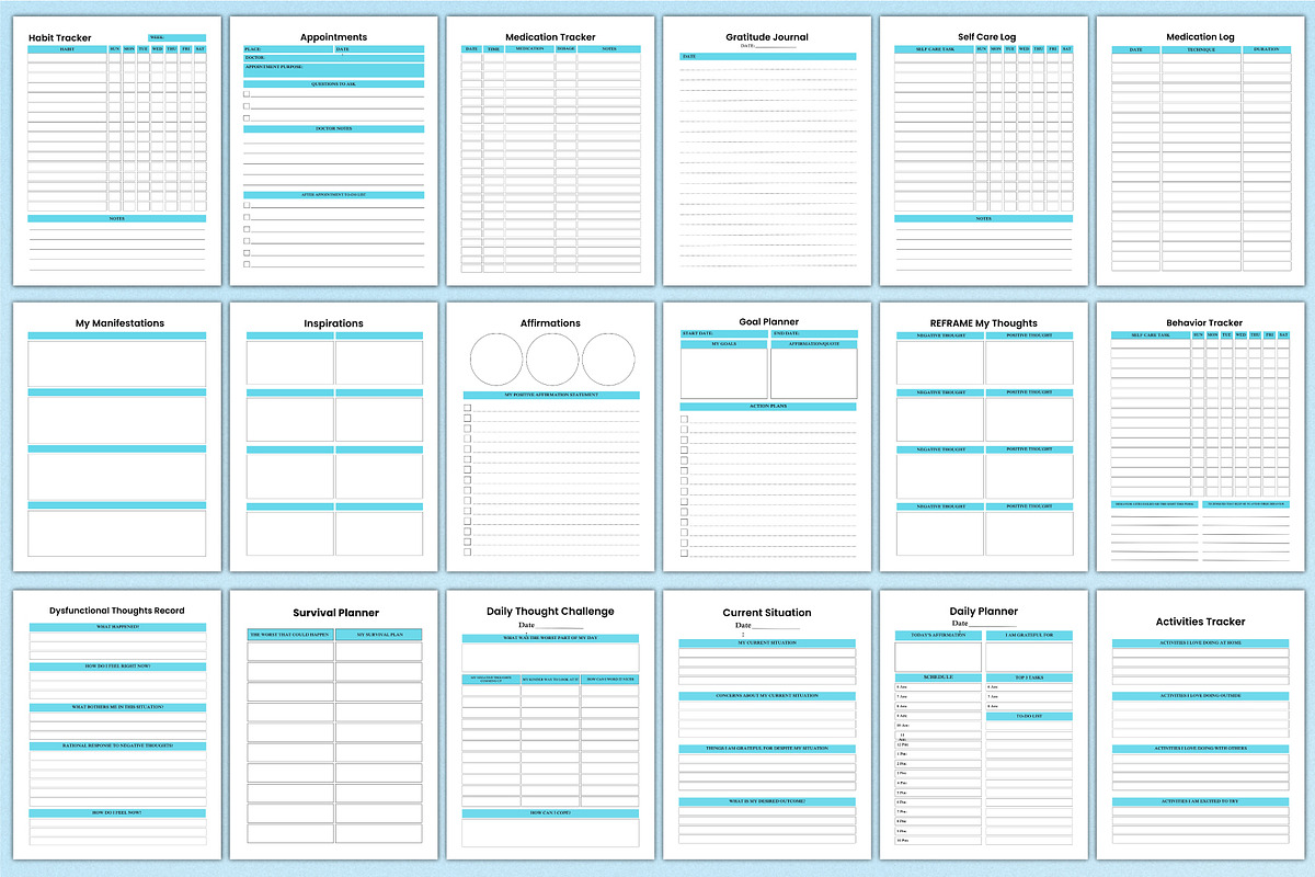2026 Depression & Anxiety Workbook