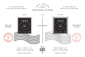 Postage Stamp Template