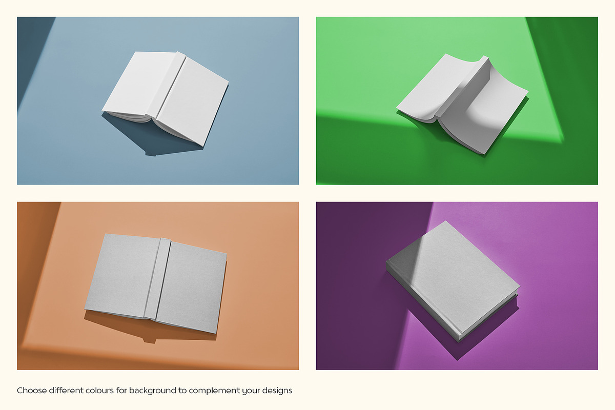 Book Mockup Set, a Print Template by Moixo studio (Photo 4 of 7)