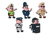 Porky Police Department, an Illustration by The Isian (Thumbnail 4 of 12)