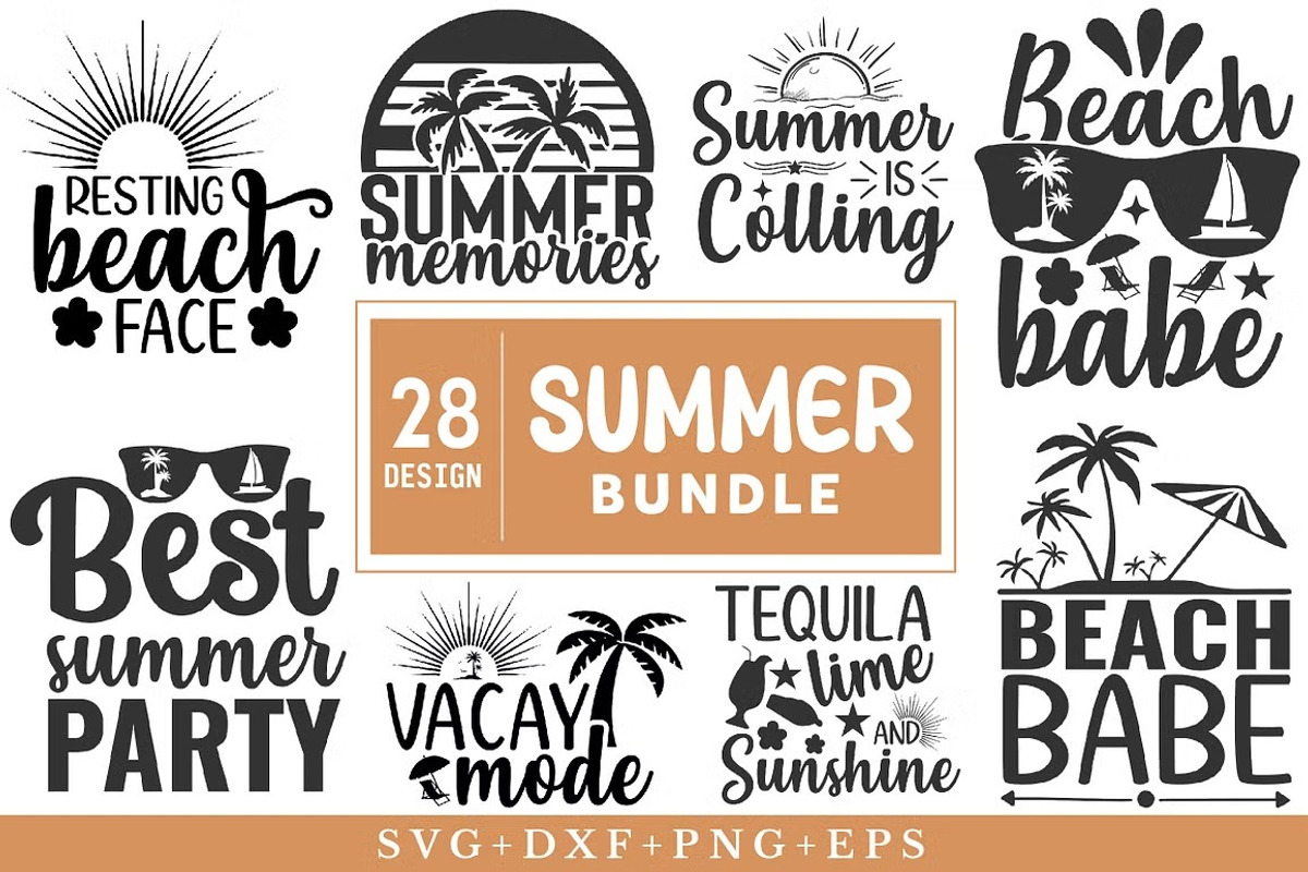 Summer SVG Bundle, a Seasonal Illustration by Libby Wishes (Photo 2 of 3)