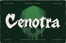 Cenotra – Modern Blackletter Font