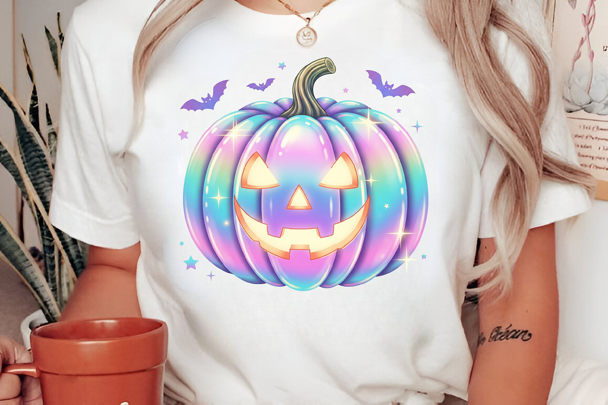 Kawaii Pastel Pumpkin PNG, an Illustration by Craft Nest (Photo 2 of 6)