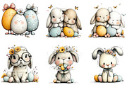 Whimsical Happy Easter Clipart, an Illustration by Sublimation Artist (Thumbnail 5 of 7)