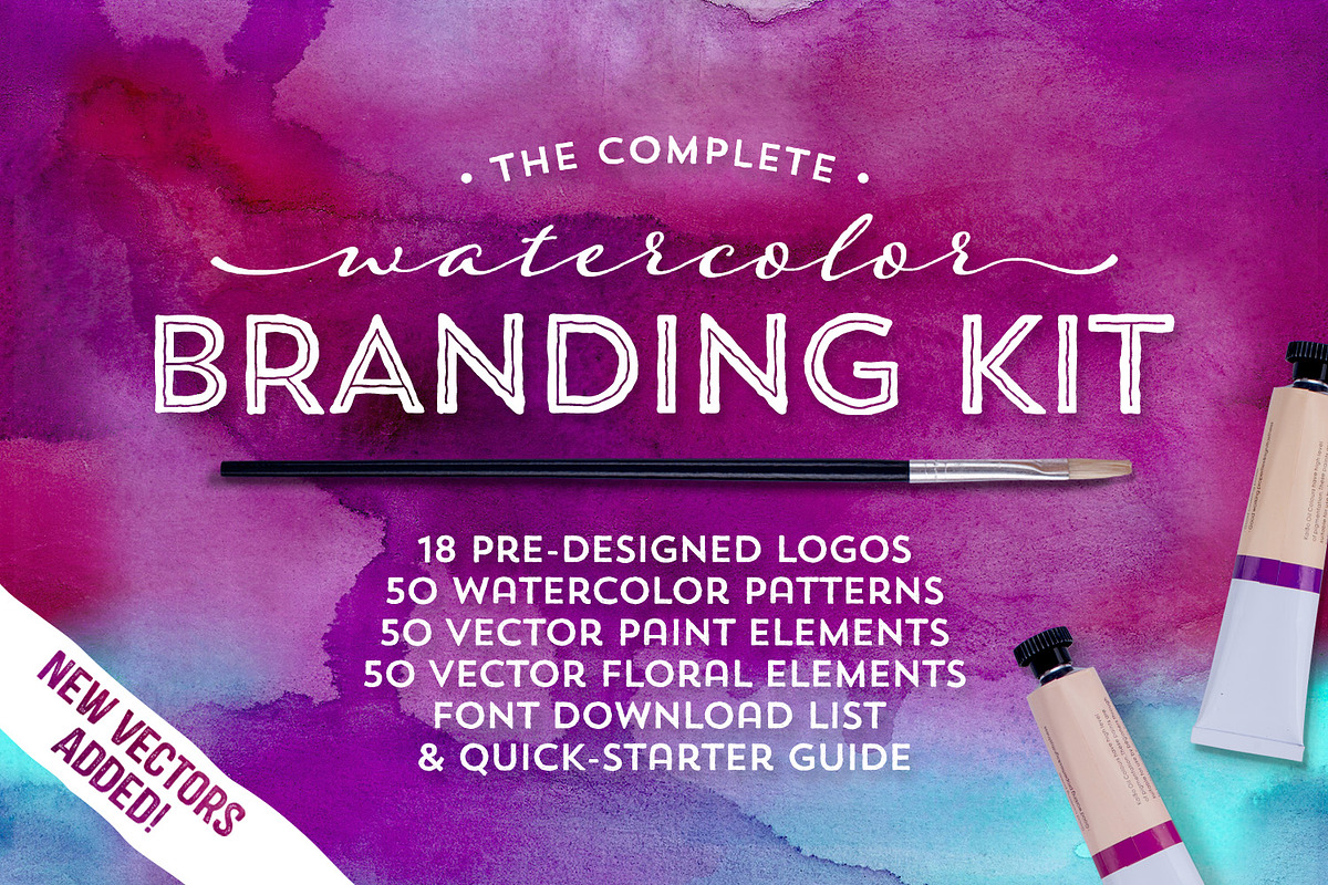 The Watercolor Branding Kit